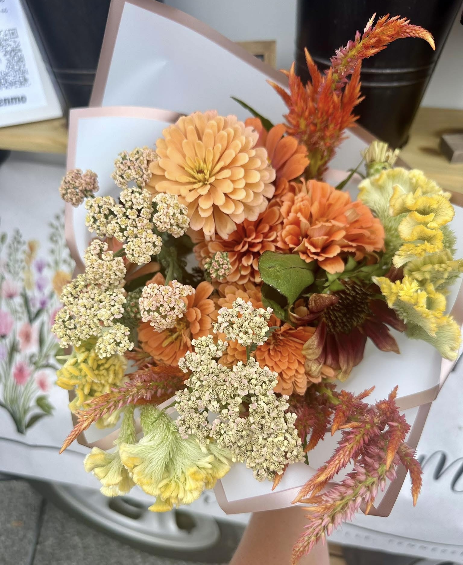 Yarrow & Celosia